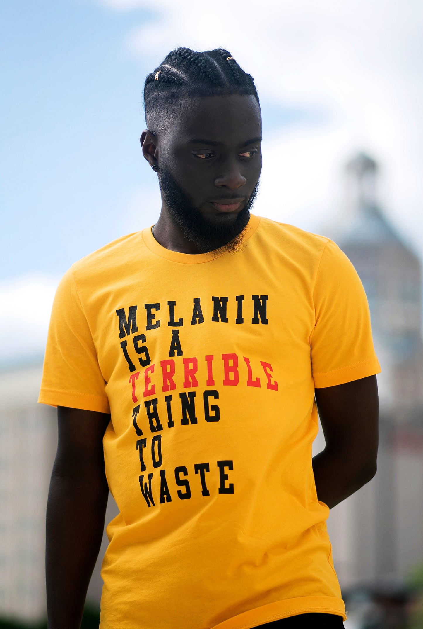 MELANIN- GOLD TEE