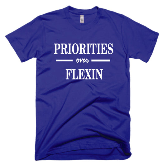 Priorities over Flexin- Nipsey Blue