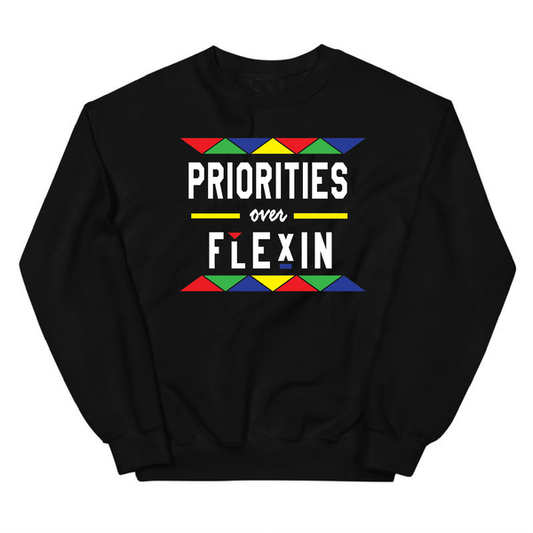 * PRIORITIES OVER FLEXIN BLACK MULTI CREW