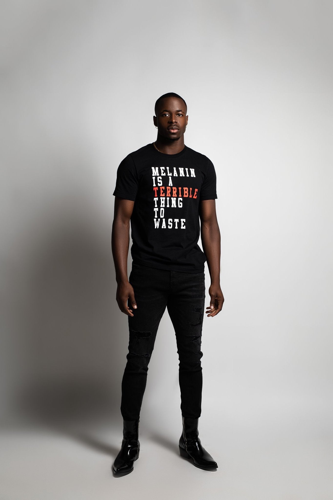 MELANIN - BLACK TEE