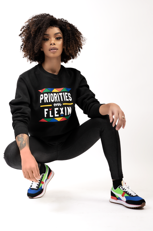 * PRIORITIES OVER FLEXIN BLACK MULTI CREW